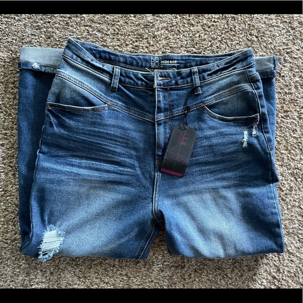Rolled-Up Ankle Jeans